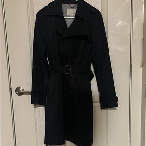 Banana Republic Women's Black Coat trench